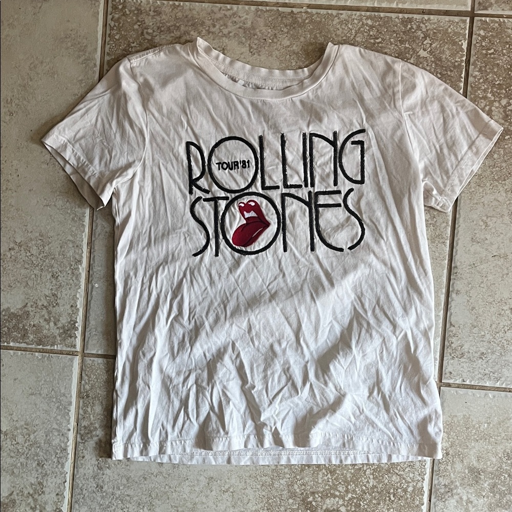 Rolling Stones White T-Shirt